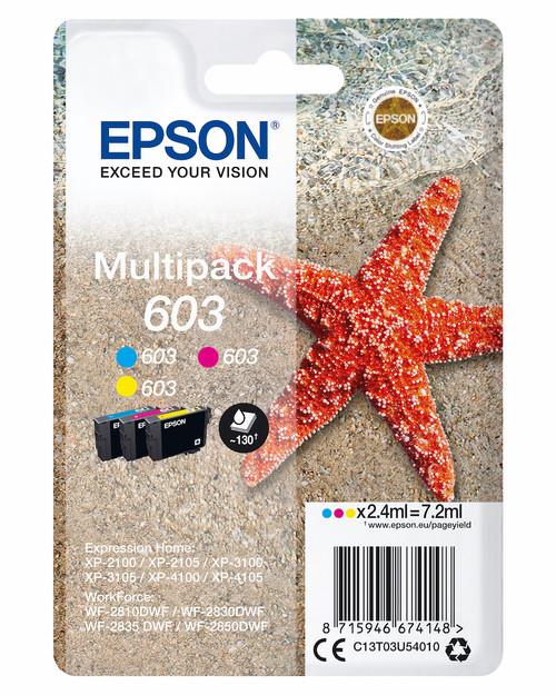 Trony EPSON - 603 STELLA MARINA T03U STANDARD MULTIPACK 3 COLORI