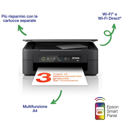 Trony EPSON - Epson Expression Home XP-2200 - Stampante Multifunzione Inkjet - Wireless Display LCD USB Stampa Da Mobile