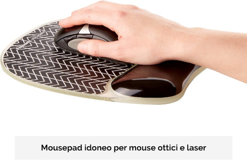 Trony FELLOWES - MOUSE PAD CON POGGIAPOLSI GEL PNEUMATICO