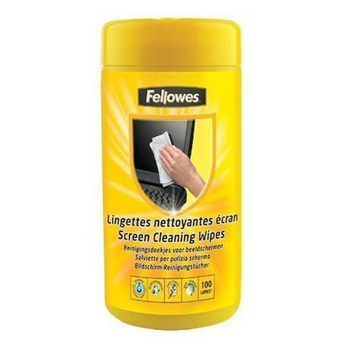 Trony FELLOWES - SALVIETTE PULIZIA SCHERMO TUBO 100 PZ