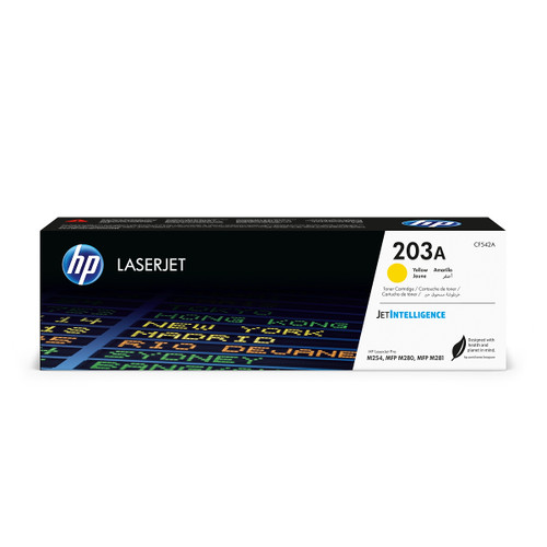Trony HP - HP 203A CF542A Toner Originale Compatibile con le Stampanti HP Color LaserJet Giallo