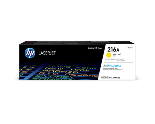 Trony HP - HP 216A W2412A Cartuccia Toner Originale Capacità Standard da 850 Pag Per Stampanti HP Color LaserJet Giallo