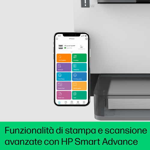 Trony HP - HP Laser Tank 1604w Stampante Multifunzione Con Serbatoio Toner Integrato A Ricarica Rapida Stampa Fronte E Retro