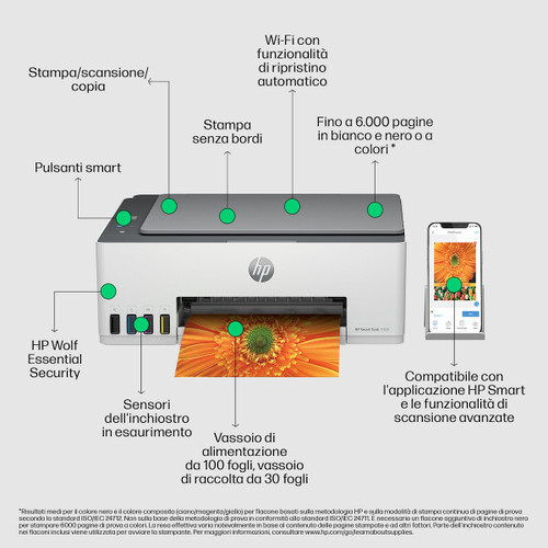 Trony HP - HP Smart Tank 5105 1F3Y3A Stampante Multifunzione
