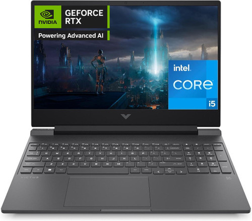Trony HP - Notebook HP Victus Gaming 15-fa1060nl Windows 11 H 15.6" Intel Core i5 16GB RAM 512GB SSD NVIDIA GeForce RTX FHD