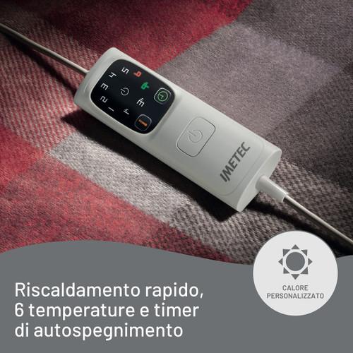 Trony IMETEC - CALDOPLAID ADAPTO VELVET TARTAN 160X120 CM