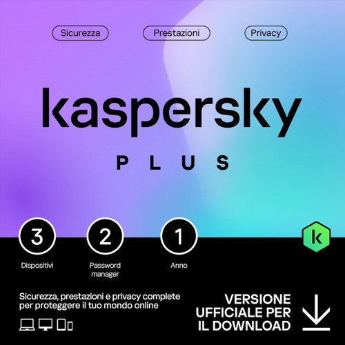 Trony KASPERSKY - KASPERSKY PLUS 3D 1Y ESD GENERIC _IT