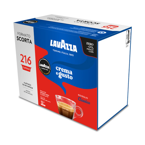 Trony LAVAZZA - CREMA E GUSTO CONFEZIONE 216 CAPS (4 conf. da 54)