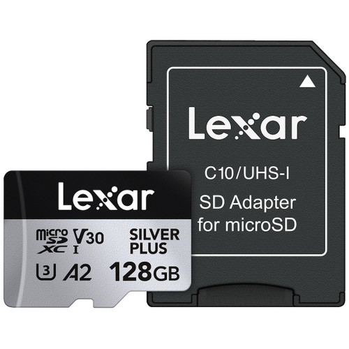 Trony LEXAR - 128GB LEXAR MICROSDXC SILVER PLUS A2 V30