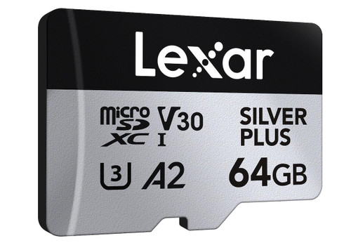 Trony LEXAR - 64GB LEXAR MICROSDXC SILVER PLUS A2 V30