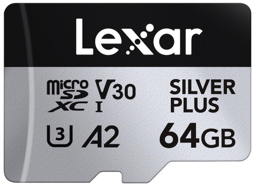 Trony LEXAR - 64GB LEXAR MICROSDXC SILVER PLUS A2 V30