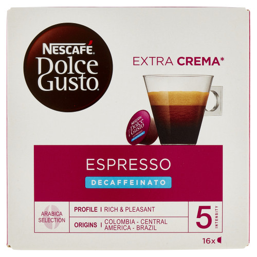 Trony Nescafé Dolce Gusto - CAFFE ESPRESSO DECAFFEINATO 16 CAPSULE