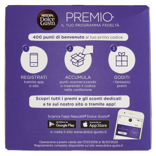 Trony Nescafé Dolce Gusto - CAFFE ESPRESSO INTENSO DECAFFEINATO 30 CAPSULE