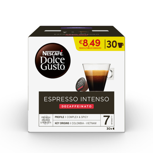 Trony Nescafé Dolce Gusto - CAFFE ESPRESSO INTENSO DECAFFEINATO 30 CAPSULE