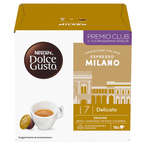Trony Nescafé Dolce Gusto - CAFFE ESPRESSO MILANO 16 CAPSULE