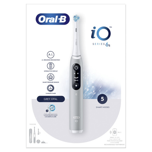 Trony ORAL-B - SPAZZOLINO ELETTRICO RICARICABILE IO 6S GRI