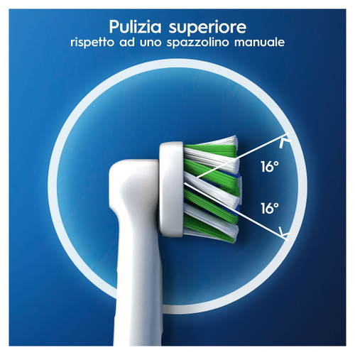 Trony ORAL-B - TESTINE CROSSACTION CON CLEANMAXIMISER 3 PEZZI