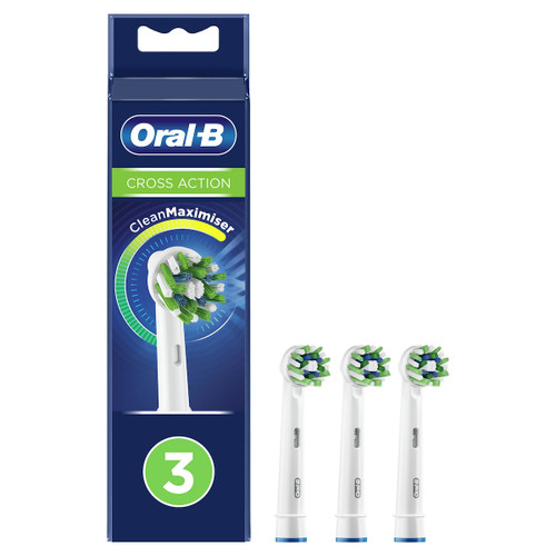 Trony ORAL-B - TESTINE CROSSACTION CON CLEANMAXIMISER 3 PEZZI