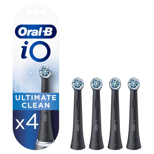 Trony ORAL-B - TESTINE DI RICAMBIO NERE IO ULTIMATE CLEAN 4 PEZZ
