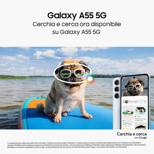 Trony SAMSUNG - Galaxy A55 5G 8+256GB Awesome Iceblue