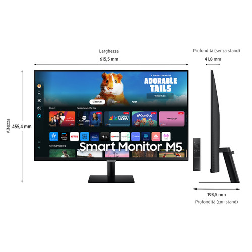 Trony SAMSUNG - Smart Monitor M5 - M50D Da 27'' Full HD Flat