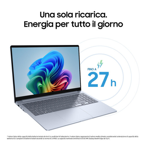 Trony SAMSUNG - Sottile E Leggero Galaxy Book4 Edge è Il Tuo Compagno Di Viaggio Portatile Sulla Strada Del Successo
