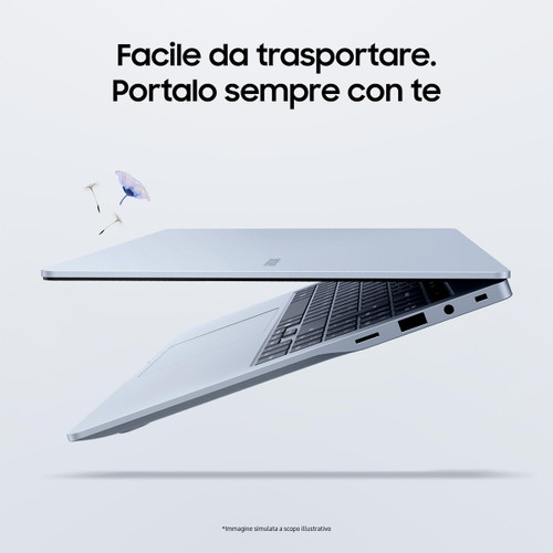 Trony SAMSUNG - Sottile E Leggero Galaxy Book4 Edge è Il Tuo Compagno Di Viaggio Portatile Sulla Strada Del Successo