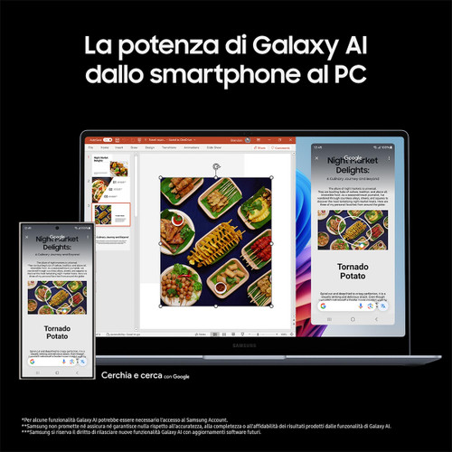 Trony SAMSUNG - Sottile E Leggero Galaxy Book4 Edge è Il Tuo Compagno Di Viaggio Portatile Sulla Strada Del Successo