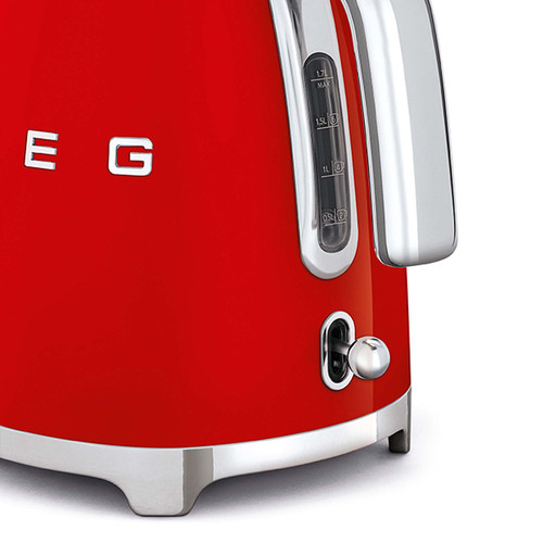 Trony SMEG - Bollitore Standard 50's Style – Rosso LUCIDO – KLF03RDEU