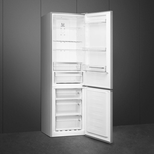 Trony SMEG - Frigorifero Libera Installazione Combinato Estetica Universale RC18XDNE Inox