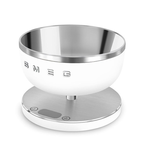 Trony SMEG - Smeg Bilancia Da Cucina Linea Collezione - Bianco Opaco - KSC01WHMWW