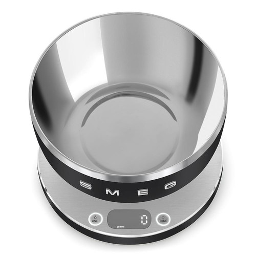 Trony SMEG - Smeg Bilancia Da Cucina Linea Collezione - Nero Opaco - KSC01BLMWW