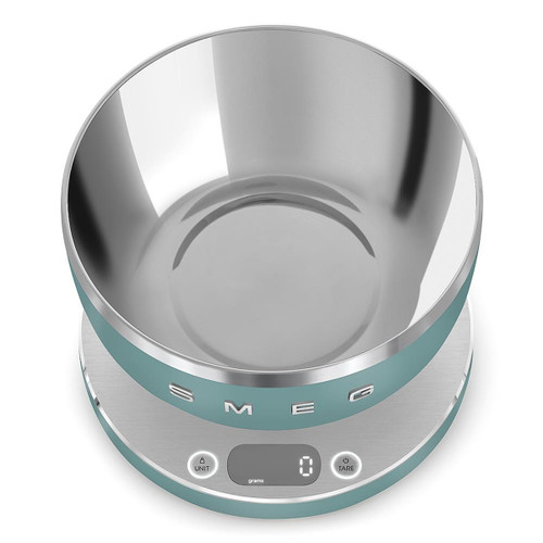 Trony SMEG - Smeg Bilancia Da Cucina Linea Collezione - Verde Smeraldo Opaco - KSC01EGMWW