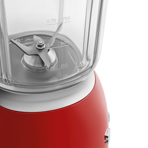 Trony SMEG - Smeg Frullatore Da Tavolo 50's Style – Rosso LUCIDO – BLF03RDEU