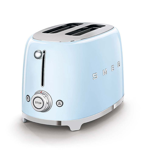 Trony SMEG - Smeg Tostapane 50's Style – Azzurro LUCIDO 2x2 – TSF01PBEU