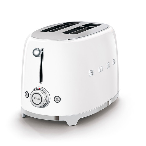 Trony SMEG - Tostapane 50's Style – Bianco LUCIDO 2x2 – TSF01WHEU
