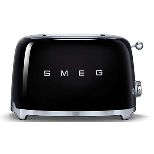Trony SMEG - Tostapane 50's Style – Nero LUCIDO 2x2 – TSF01BLEU