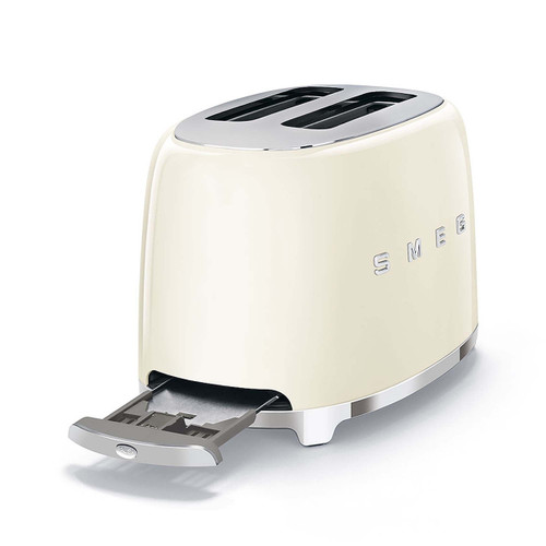 Trony SMEG - Tostapane 50's Style – Panna LUCIDO 2x2 – TSF01CREU