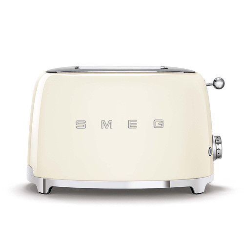 Trony SMEG - Tostapane 50's Style – Panna LUCIDO 2x2 – TSF01CREU