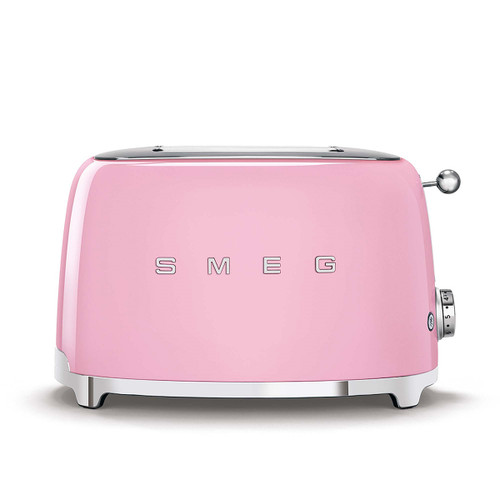 Trony SMEG - Tostapane 50's Style – Rosa LUCIDO 2x2 – TSF01PKEU