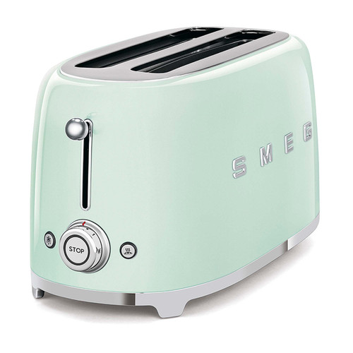 Trony SMEG - Tostapane 50's Style – Verde Pastello LUCIDO 2x4 – TSF02PGEU