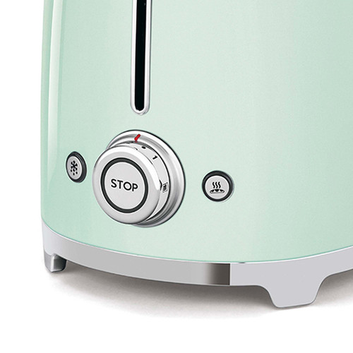 Trony SMEG - Tostapane 50's Style – Verde Pastello LUCIDO 2x4 – TSF02PGEU
