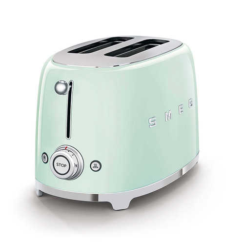 Trony SMEG - Tostapane 50's Style – Verde Pastello LUCIDO 2x2 – TSF01PGEU