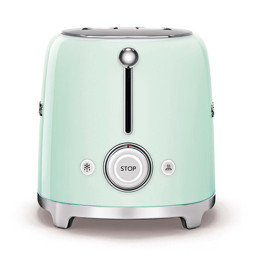 Trony SMEG - Tostapane 50's Style – Verde Pastello LUCIDO 2x2 – TSF01PGEU