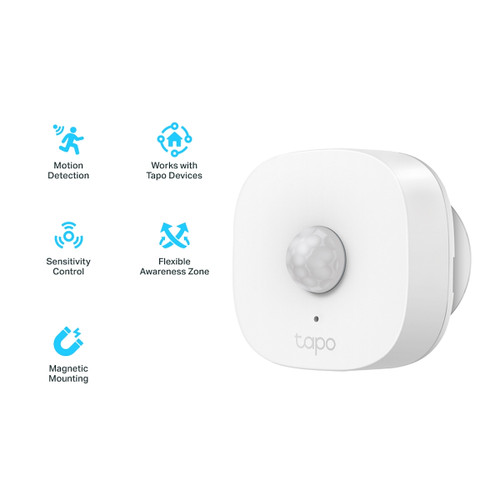 Trony TP-LINK - Sensore Di Movimento Tapo T100 Con Rilevamento Ad Ampio Raggio E Notifiche In Real-time