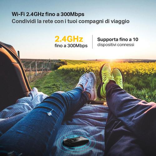 Trony TP-LINK - TP-LINK - M7010 HOTSPOT 4G FINO A 150MBPS - WI-FI N300 NETWORKING - COMMUNICATION DEVICE