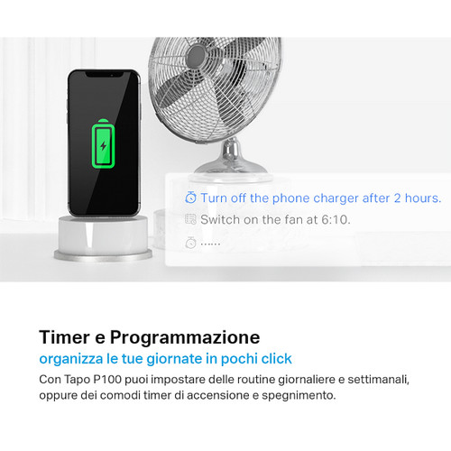 Trony TP-LINK - TP-LINK TAPO P100 - PRESA ELETTRICA SMART WI-FI CO