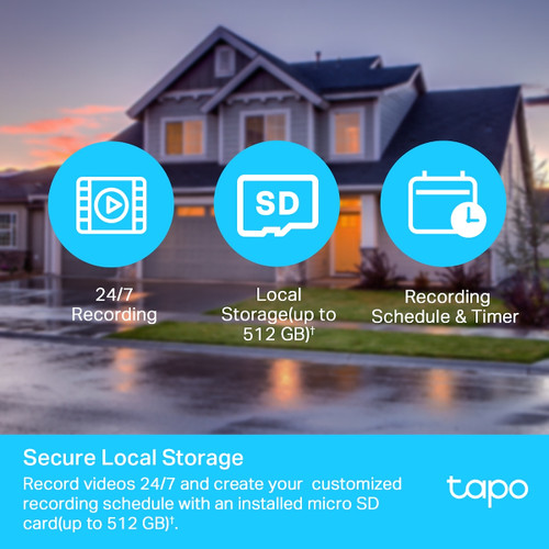 Trony TP-LINK - TP-Link Tapo TC40 - Telecamera Outdoor Smart AI Pan/tilt Wi-Fi HD 1080p Con App Control