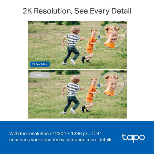 Trony TP-LINK - TP-Link Tapo TC41 - Telecamera Outdoor Smart AI Pan/tilt Wi-Fi 2K Con App Control
