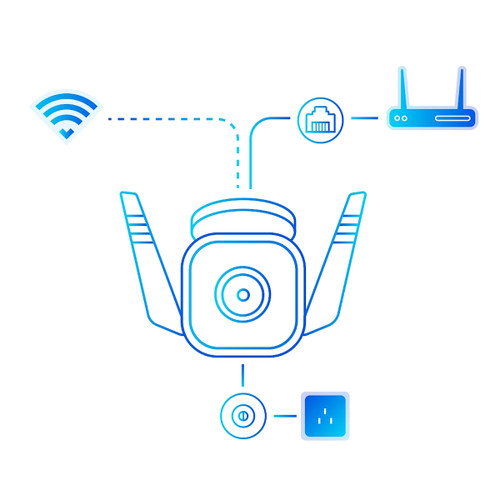 Trony TP-LINK - TP-LINK TAPO TC65 - TELECAMERA OUTDOOR WI-FI/ETHER